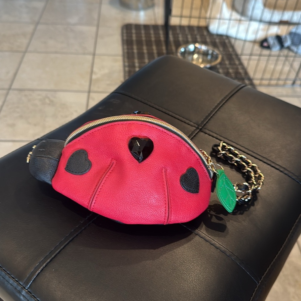 Betsy Johnson Ladybug Wristlet - Purse (7 1/2”x 5”) - Picture 4 of 5